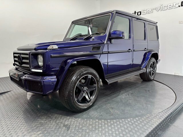 Mercedes-Benz G Class 2017 3.0 G350 Cdi V6 Suv G-tronic 4Wd E Blue #3