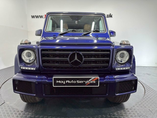 Mercedes-Benz G Class 2017 3.0 G350 Cdi V6 Suv G-tronic 4Wd E Blue #4