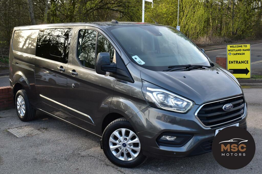 Ford Transit Custom 2.0 300 Ecoblue Limited Crew Van Double Cab Di Grey