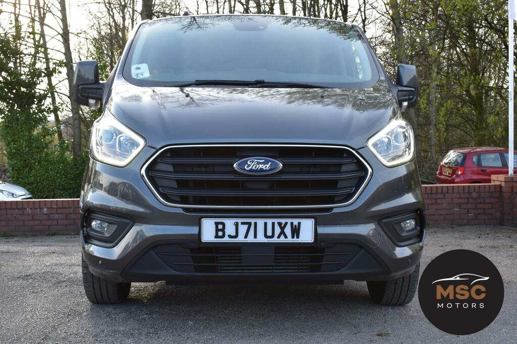 Ford Transit Custom 2.0 300 Ecoblue Limited Crew Van Double Cab Di BJ71UXW Grey #4