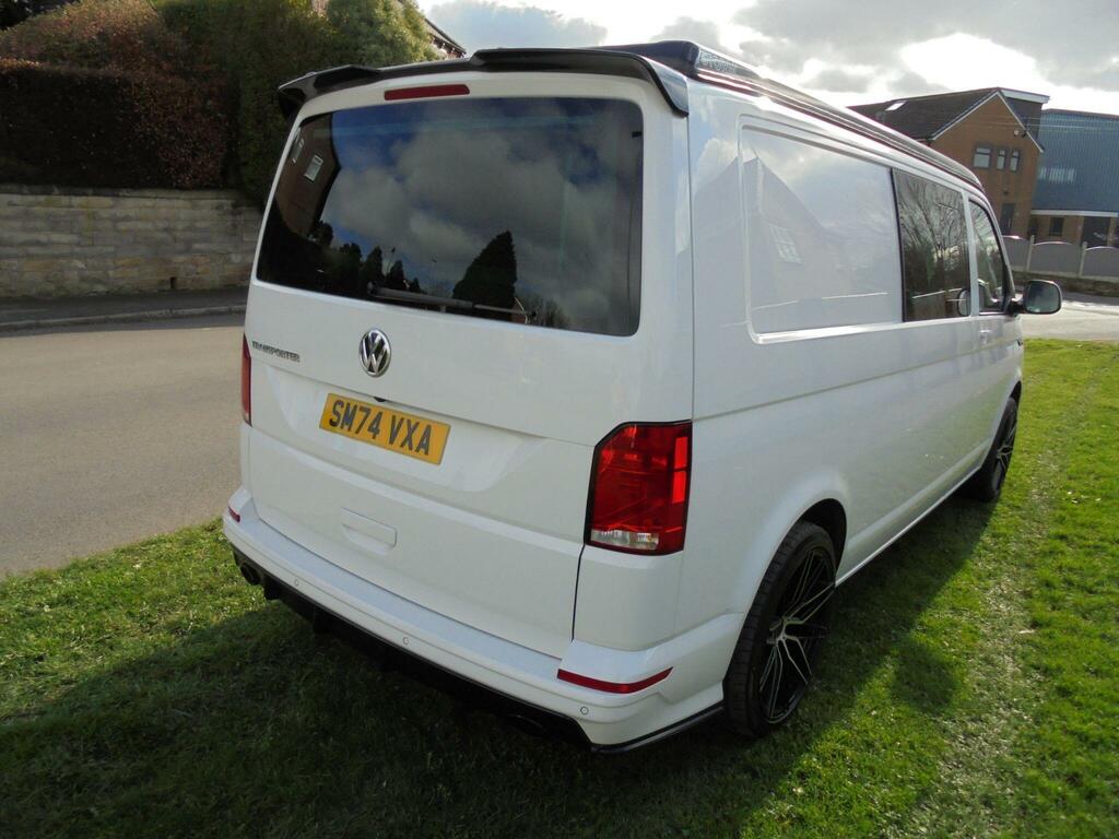 Volkswagen Transporter 2.0 Tdi T32 Highline Kombi Double Cab M SM74VXA White #5