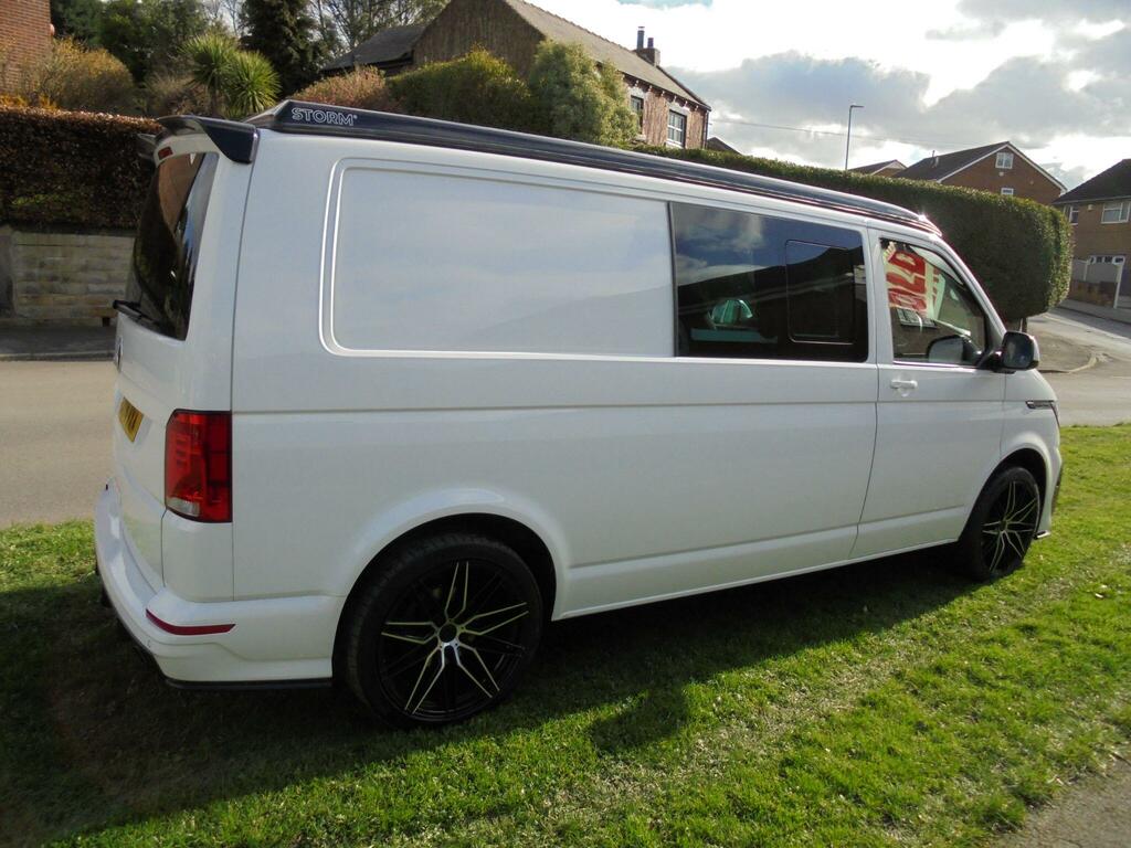 Volkswagen Transporter 2.0 Tdi T32 Highline Kombi Double Cab M SM74VXA White #4