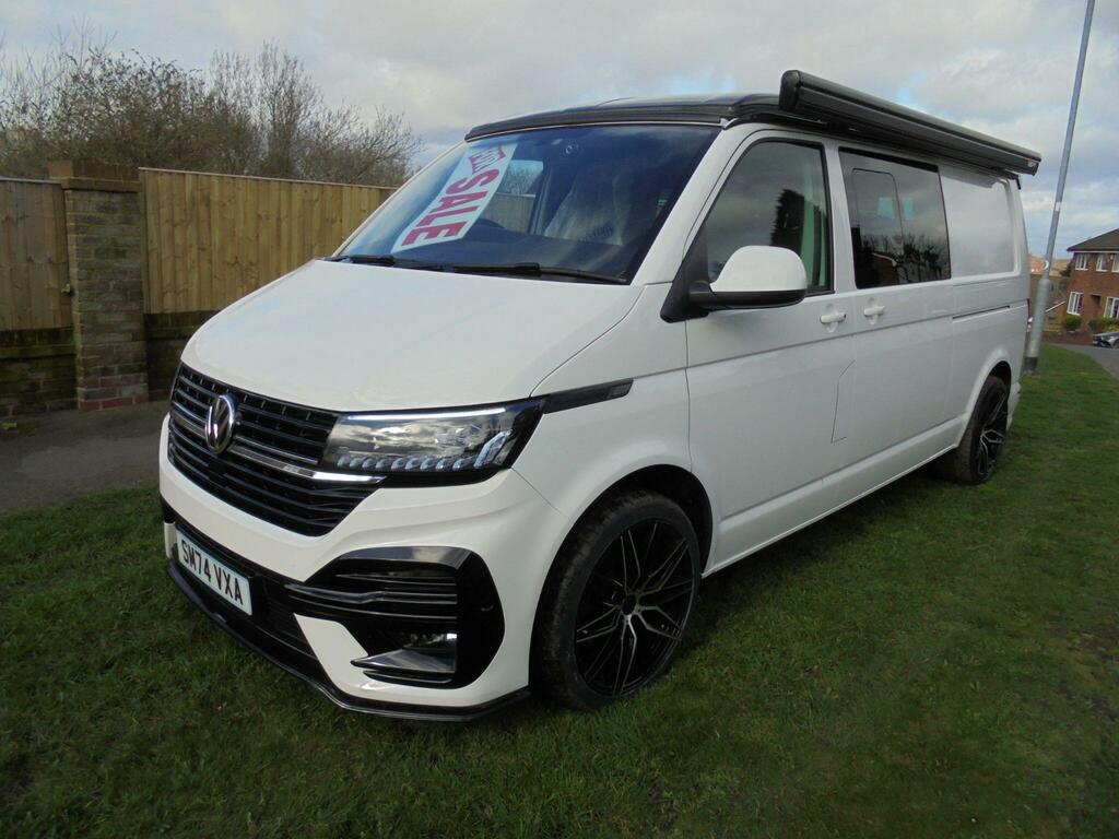 Volkswagen Transporter 2.0 Tdi T32 Highline Kombi Double Cab M White