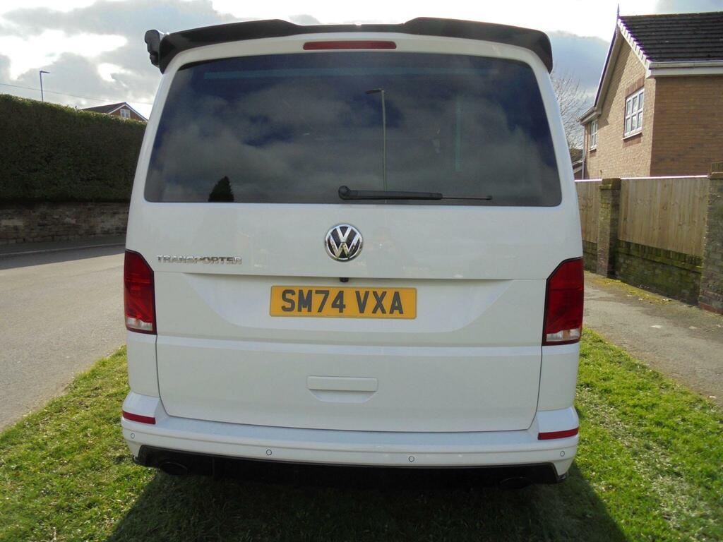 Volkswagen Transporter 2.0 Tdi T32 Highline Kombi Double Cab M SM74VXA White #6