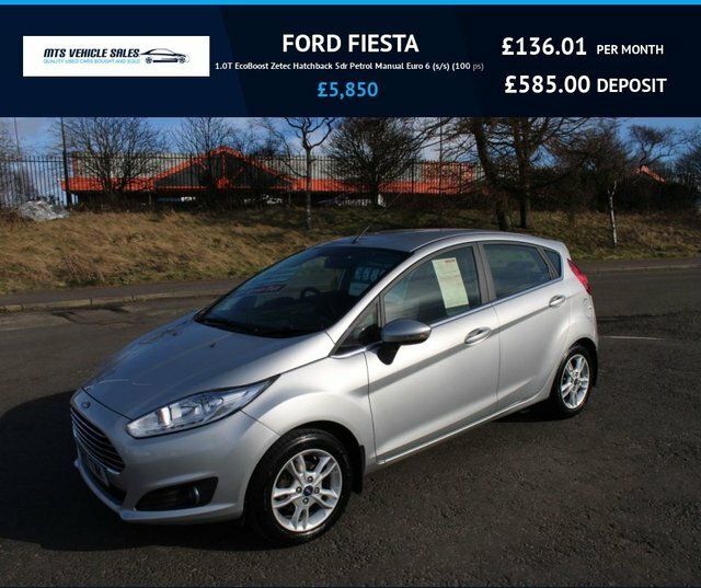 Ford Fiesta 2017 1.0T 2017,Bluetooth,dab,sat Nav,parking Senso SN17TWK Silver