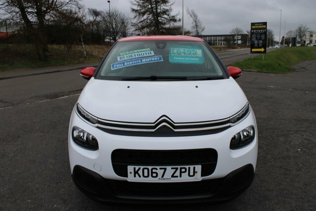 Citroen C3 2018 1.2 Puretech Feel 2018,Bluetooth,dab,cruise,a KO67ZPU White #4