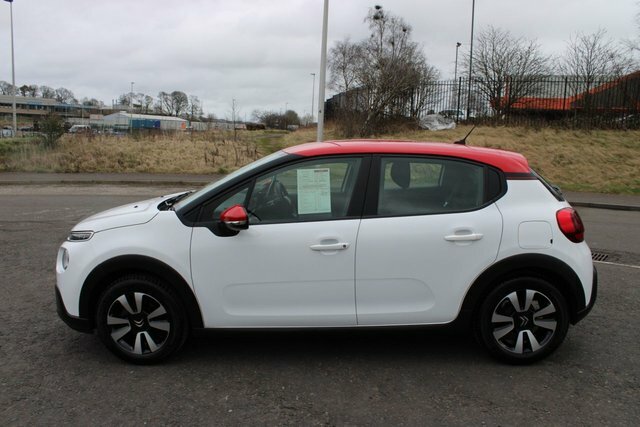Citroen C3 2018 1.2 Puretech Feel 2018,Bluetooth,dab,cruise,a KO67ZPU White #2