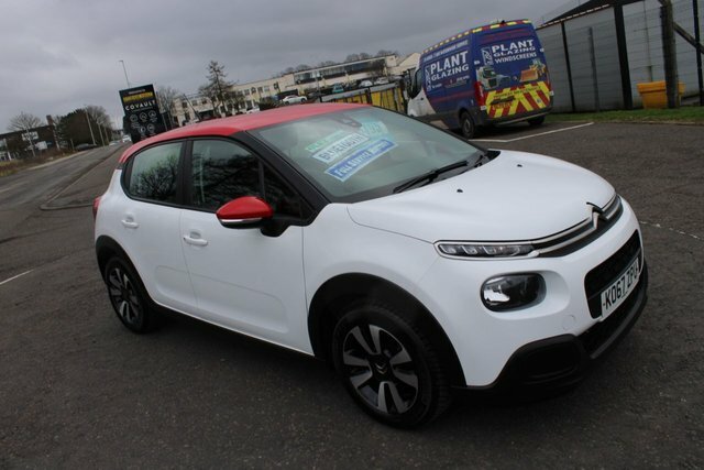 Citroen C3 2018 1.2 Puretech Feel 2018,Bluetooth,dab,cruise,a KO67ZPU White #3
