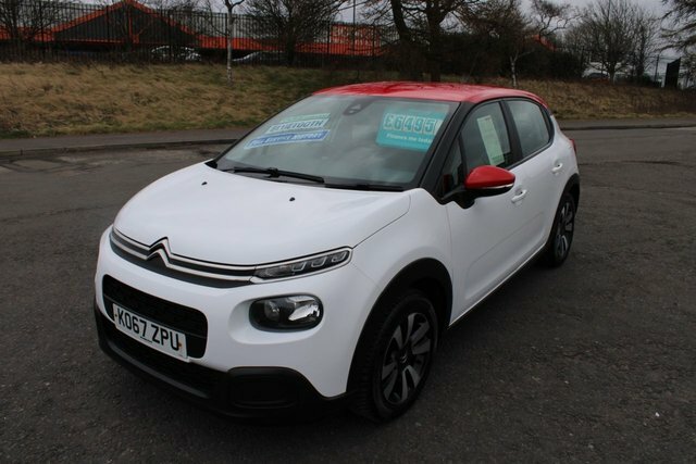 Citroen C3 2018 1.2 Puretech Feel 2018,Bluetooth,dab,cruise,a KO67ZPU White #5