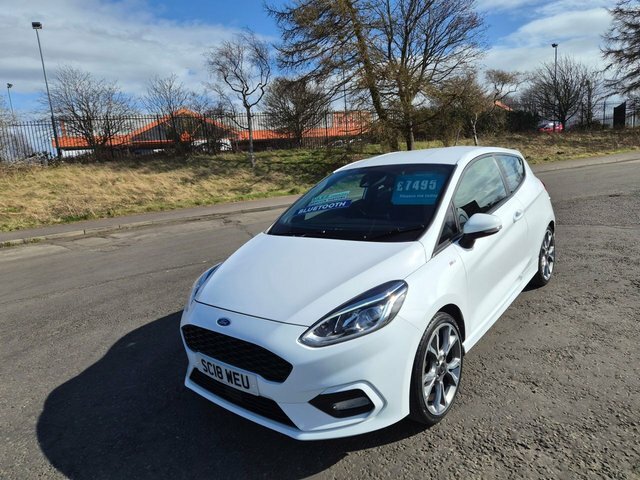 Ford Fiesta 2018 1.0T St-line 2018,1 Owner,18diamond Cut Allo SC18WEU White #2