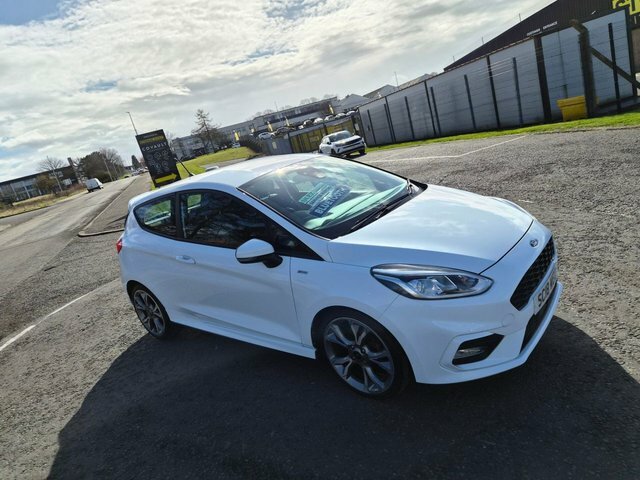 Ford Fiesta 2018 1.0T St-line 2018,1 Owner,18diamond Cut Allo SC18WEU White #3