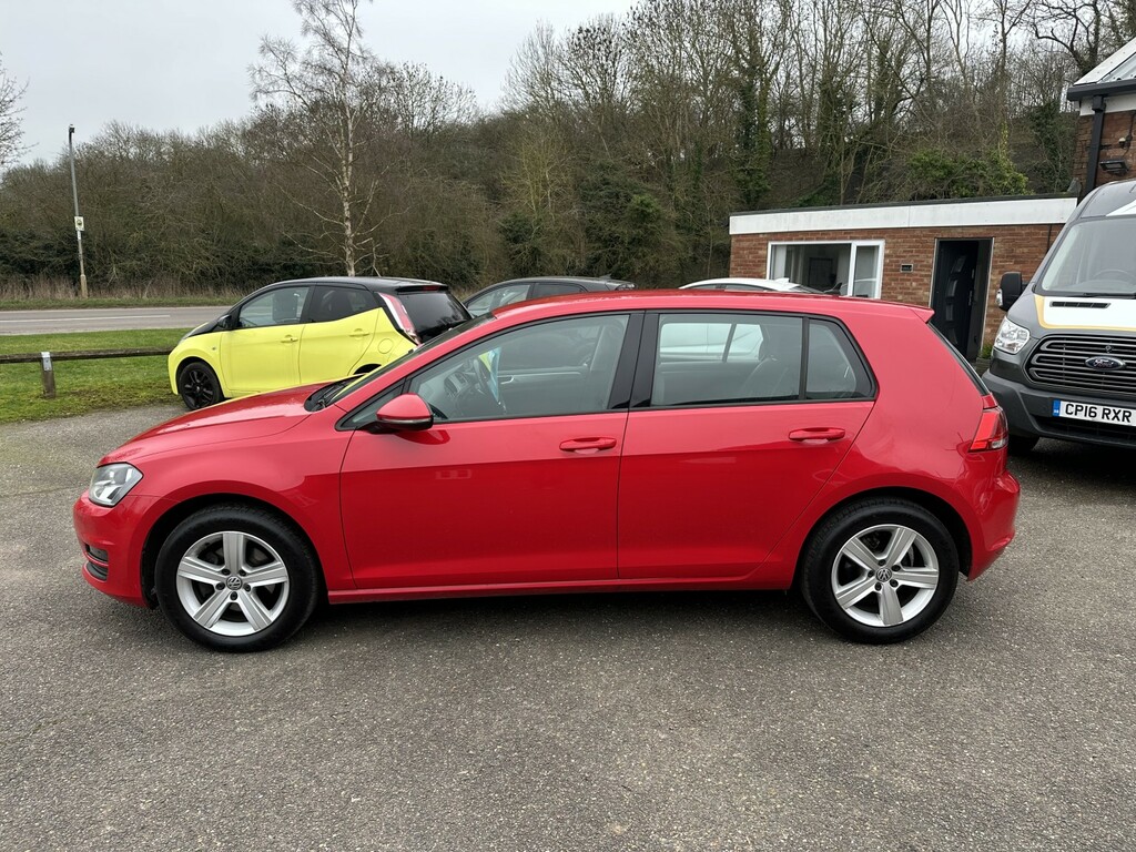 Volkswagen Golf 1.6 Tdi Bluemotion Tech Match Edition RK66KLL Red #5