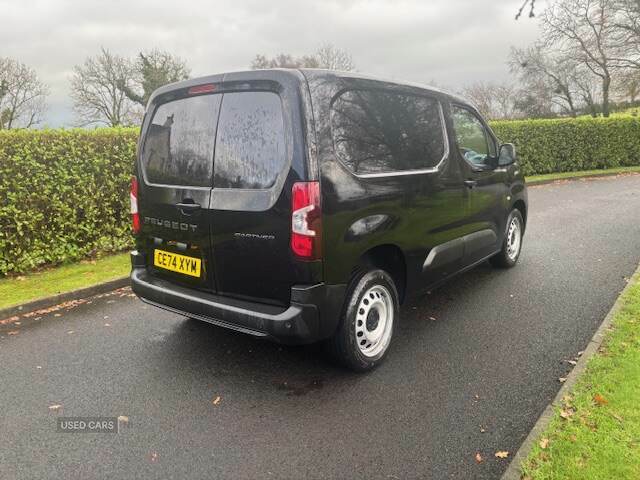 Peugeot Partner 1.5 Bluehdi 100 Professional Van CE74XYM Black #2