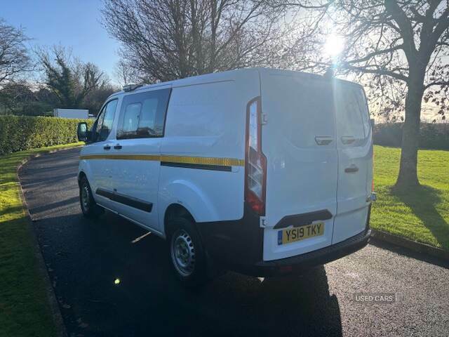 Ford Transit Custom 2.0 Tdci 105Ps Low Roof D Cab Van YS19TKY White #3