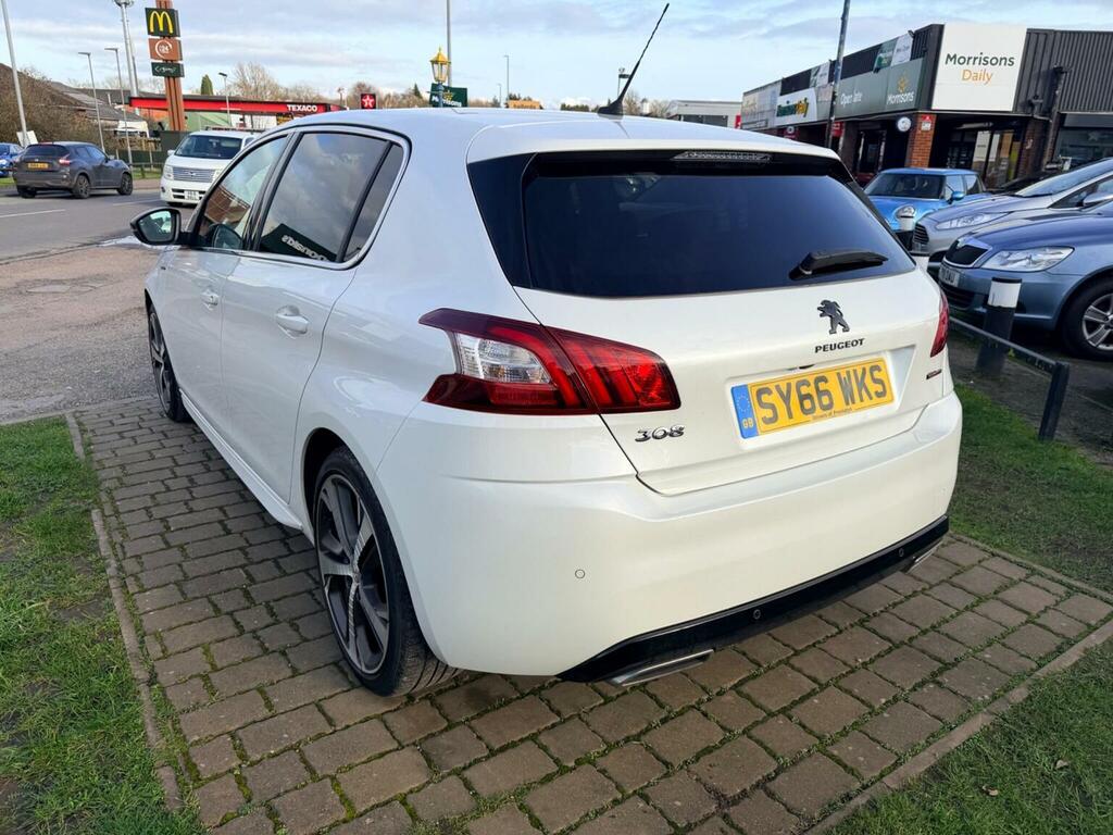 Peugeot 308 Hatchback 1.2 Puretech Gt Line Euro 6 Ss 2 White #4
