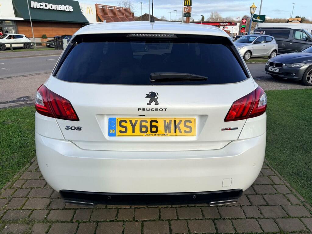 Peugeot 308 Hatchback 1.2 Puretech Gt Line Euro 6 Ss 2 White #6