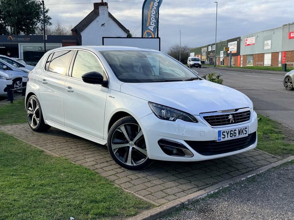 Peugeot 308 Hatchback 1.2 Puretech Gt Line Euro 6 Ss 2 White