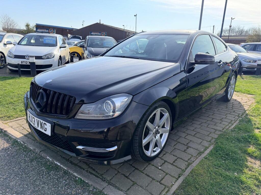 Mercedes-Benz C Class Coupe 2.1 C250 Cdi Blueefficiency Amg Sport Euro 5 HJ13VWG Black #3