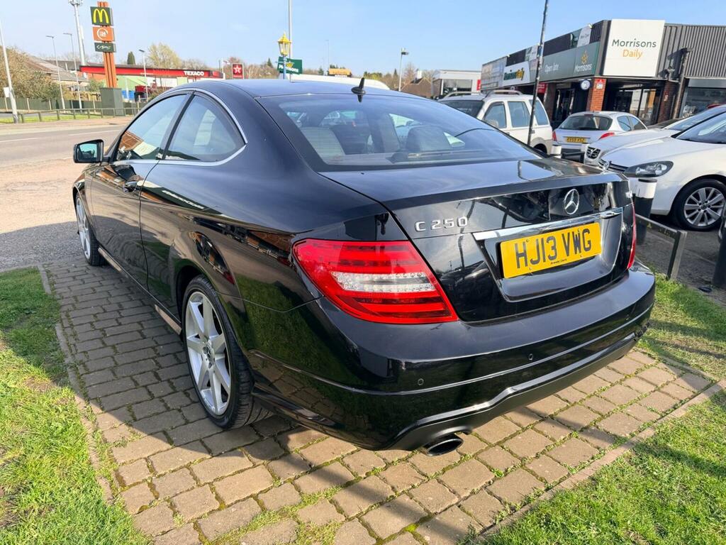 Mercedes-Benz C Class Coupe 2.1 C250 Cdi Blueefficiency Amg Sport Euro 5 HJ13VWG Black #4