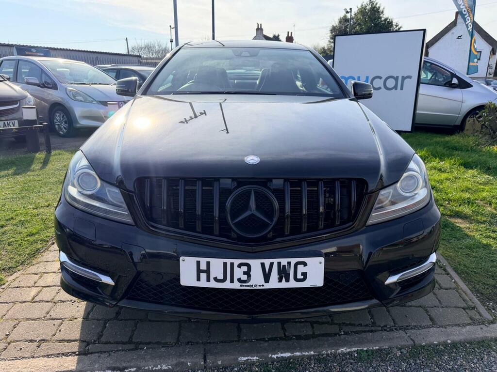 Mercedes-Benz C Class Coupe 2.1 C250 Cdi Blueefficiency Amg Sport Euro 5 HJ13VWG Black #2