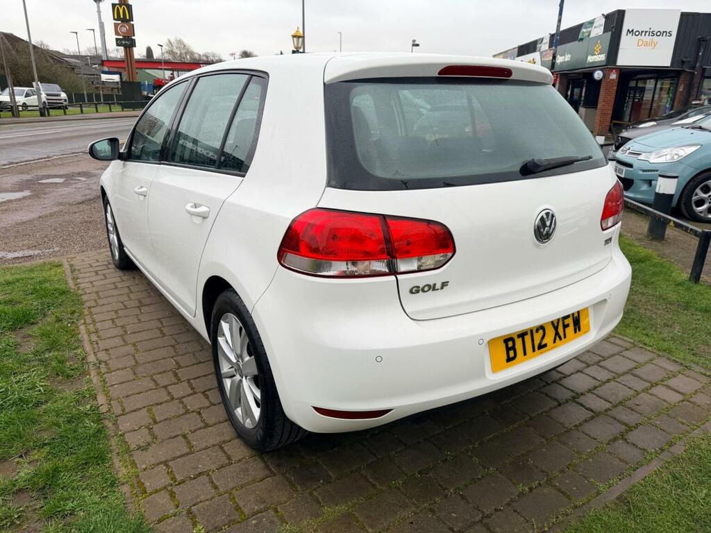 Volkswagen Golf Hatchback 1.6 Tdi Match Euro 5 201212 BT12XFW White #4