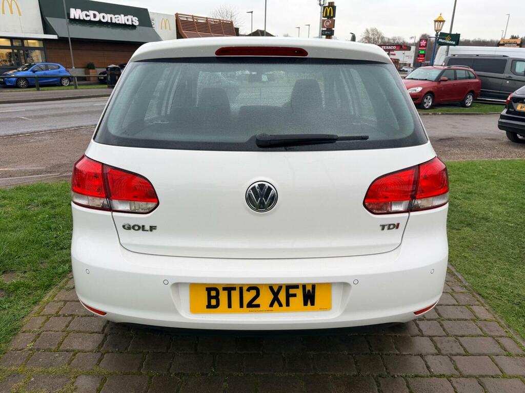 Volkswagen Golf Hatchback 1.6 Tdi Match Euro 5 201212 BT12XFW White #6