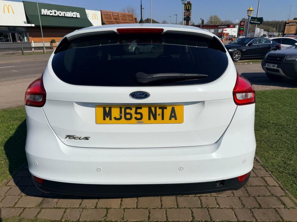Ford Focus Hatchback 1.5 Tdci Zetec Euro 6 Ss 201565 MJ65NTA White #6