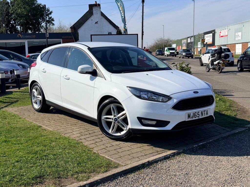 Ford Focus Hatchback 1.5 Tdci Zetec Euro 6 Ss 201565 White
