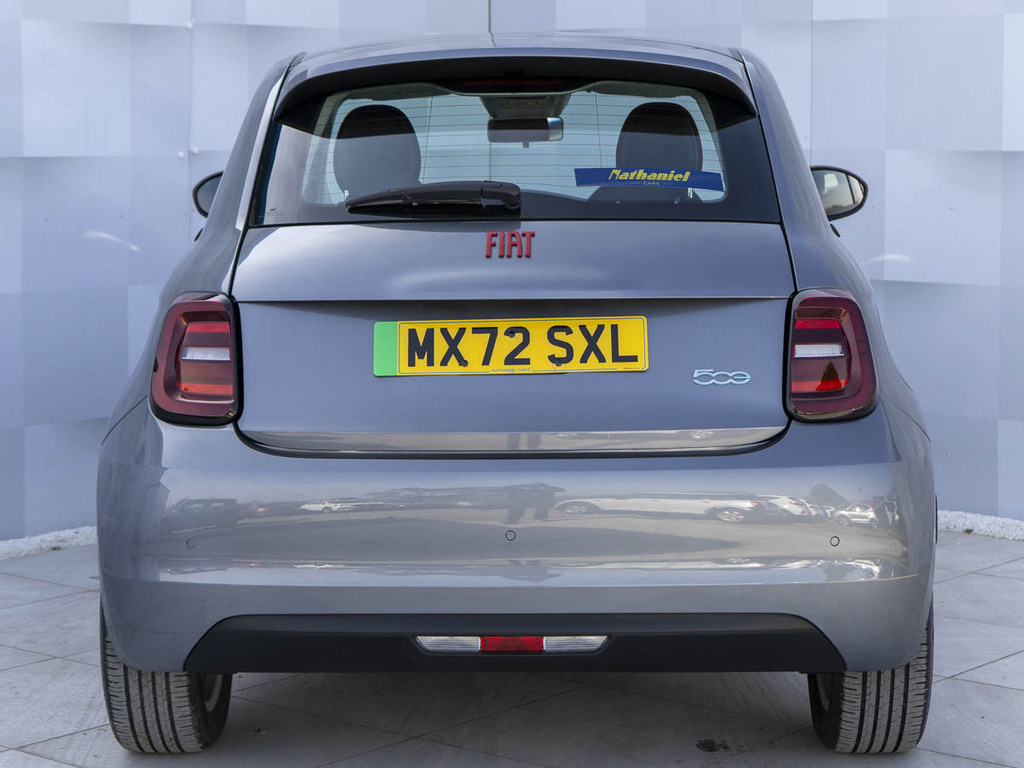 Fiat 500E Red Grey #5