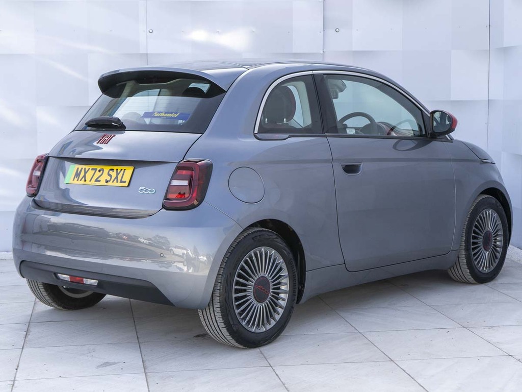Fiat 500E Red Grey #4