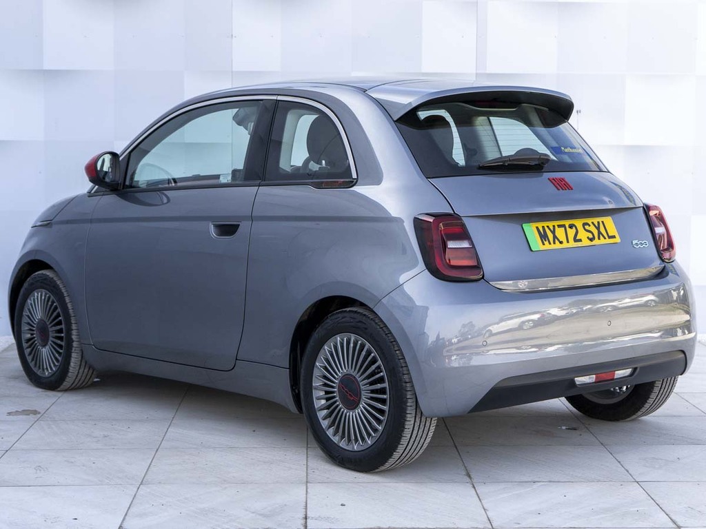 Fiat 500E Red Grey #6
