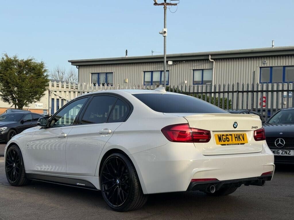 BMW 3 Series 3.0 340I M Sport Shadow Edition Saloon 201767 WG67HKV White #2