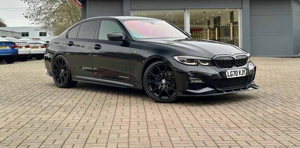 BMW 3 Series 2.0 320I M Sport Saloon 202070 LG70VJY Black #3