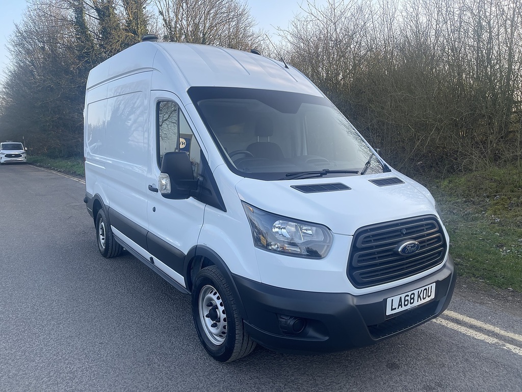 Ford Transit Custom Transit Panel Van 1 LA68KOU White #3