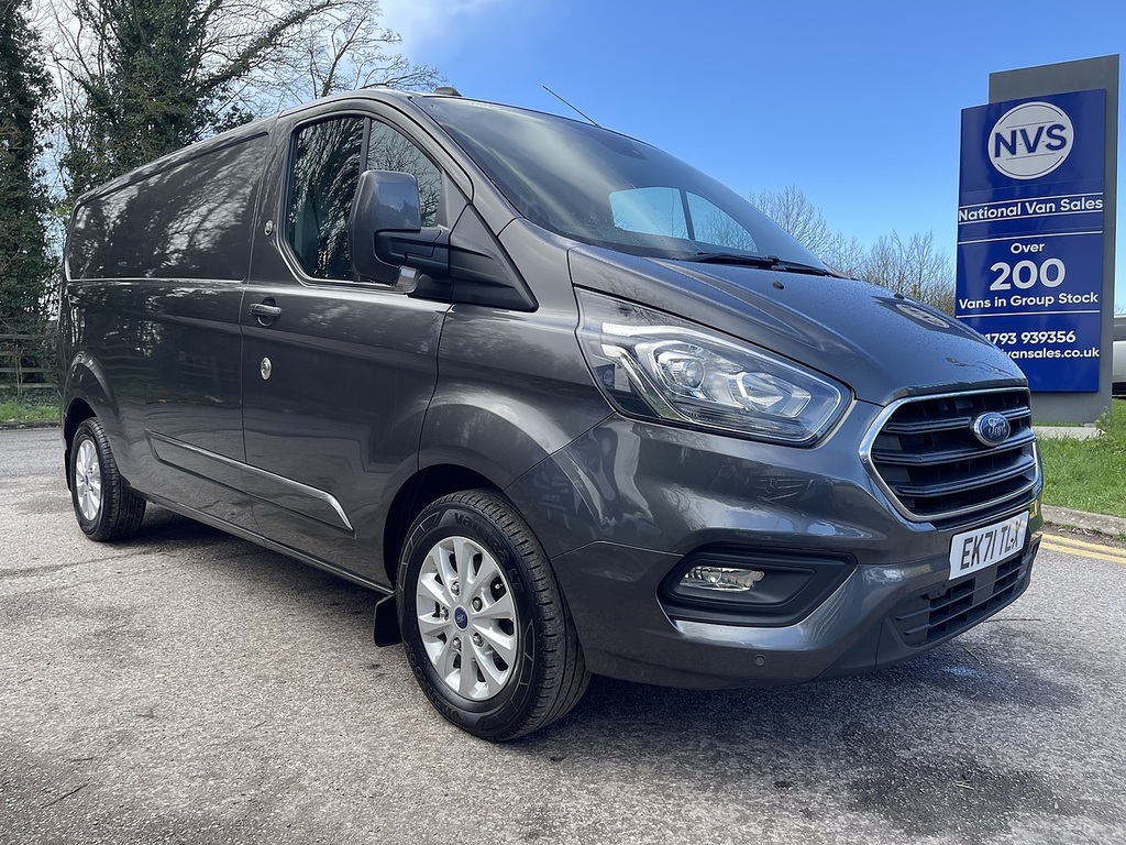 Ford Transit Custom 2.0 300 Ecoblue Limited L2 H1 Euro 6 Ss EK71TLX Grey #2