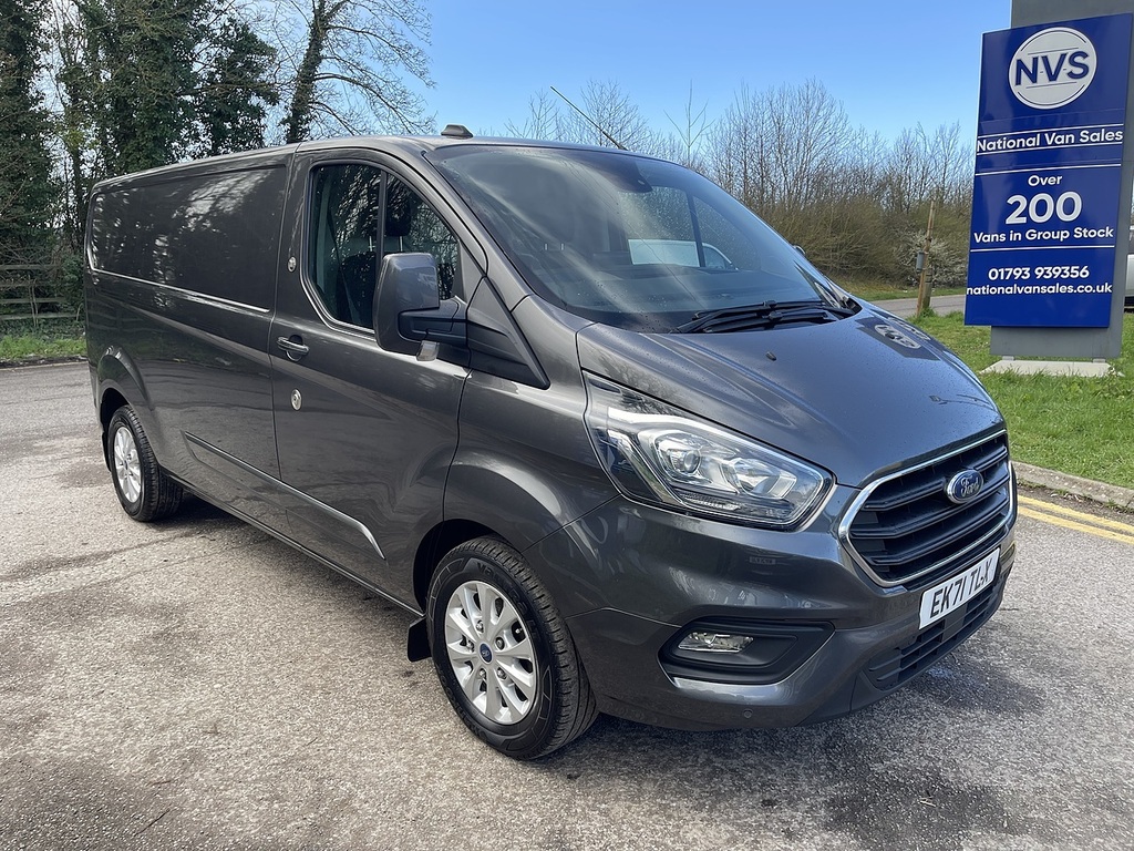Ford Transit Custom 2.0 300 Ecoblue Limited L2 H1 Euro 6 Ss EK71TLX Grey #3