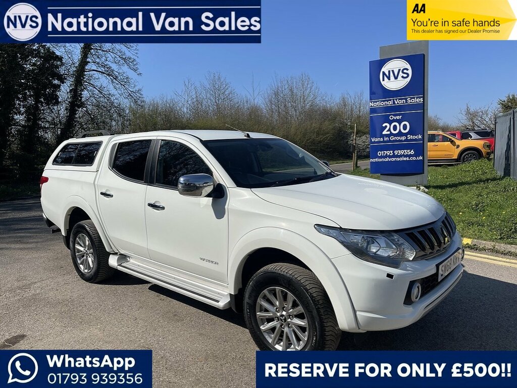 Mitsubishi L200 2.4 Di-d Dc Warrior 4Wd Euro 6 White