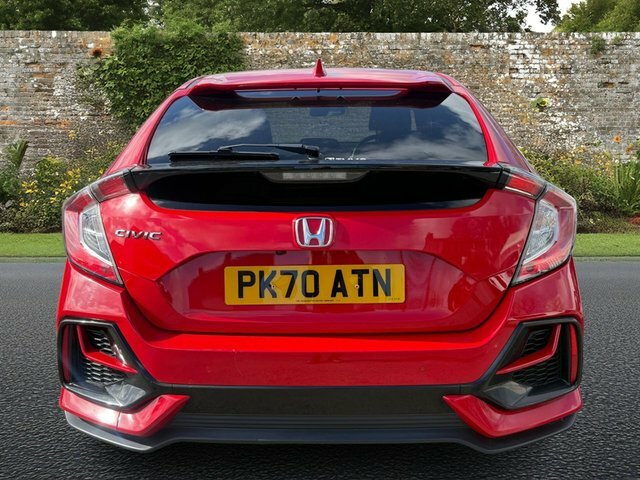 Honda Civic 1.0 Vtec Turbo Sr Hatchback Euro PK70ATN Red #5