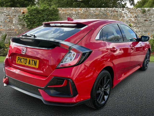 Honda Civic 1.0 Vtec Turbo Sr Hatchback Euro PK70ATN Red #6