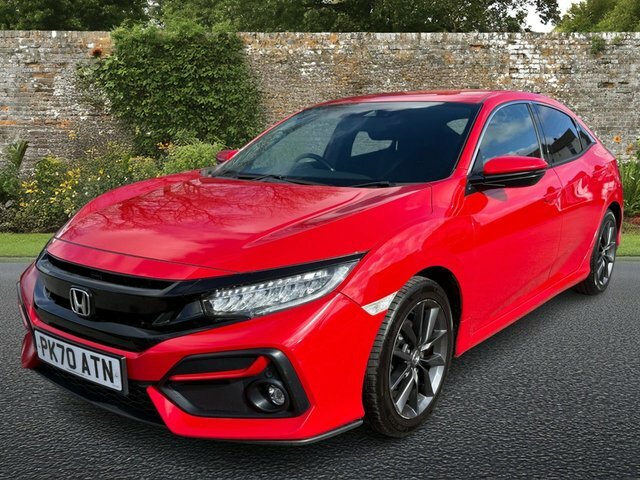 Honda Civic 1.0 Vtec Turbo Sr Hatchback Euro PK70ATN Red #3