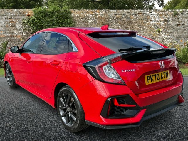 Honda Civic 1.0 Vtec Turbo Sr Hatchback Euro PK70ATN Red #4
