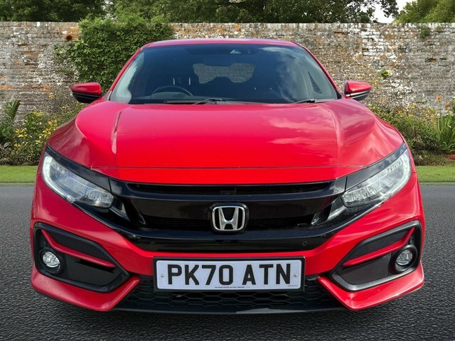 Honda Civic 1.0 Vtec Turbo Sr Hatchback Euro PK70ATN Red #2