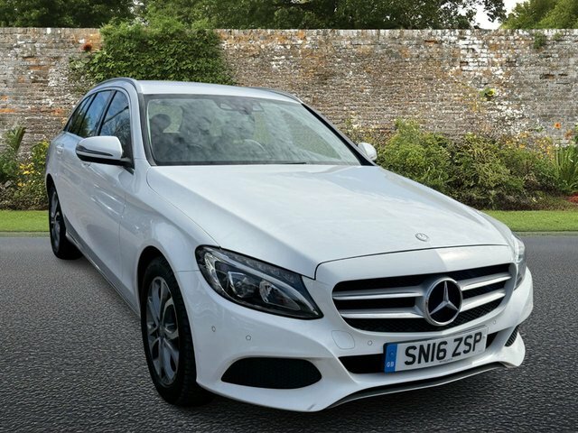 Mercedes-Benz C Class 1.6 C200d Sport Estate G-tronic Euro 6 White