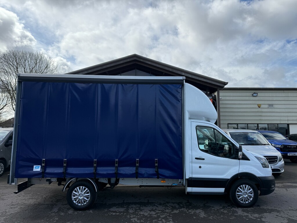 Ford Transit Custom 350 Leader Curtain Side Lwb Ecoblue Eu6 MJ22EPY White #2