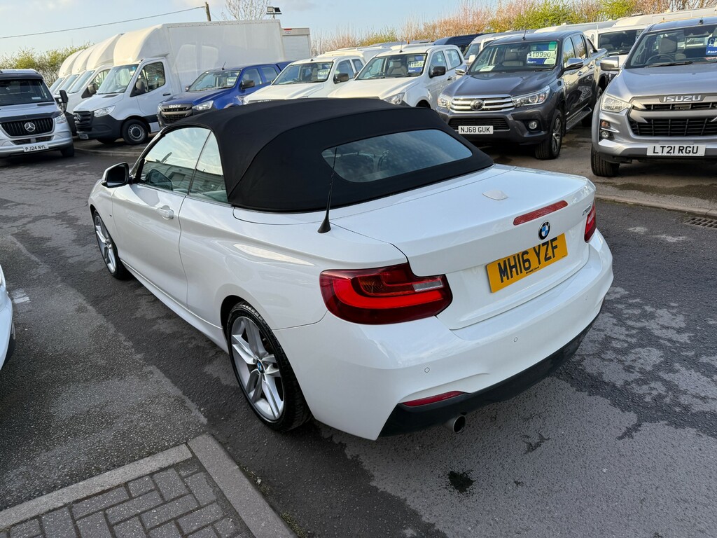 BMW 2 Series M Sport 2 Series Convertible MH16YZF White #5