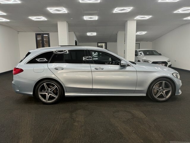 Mercedes-Benz C Class 2017 2.1 C250d Amg Line Premium Plus Estate KV17UPA Silver #3