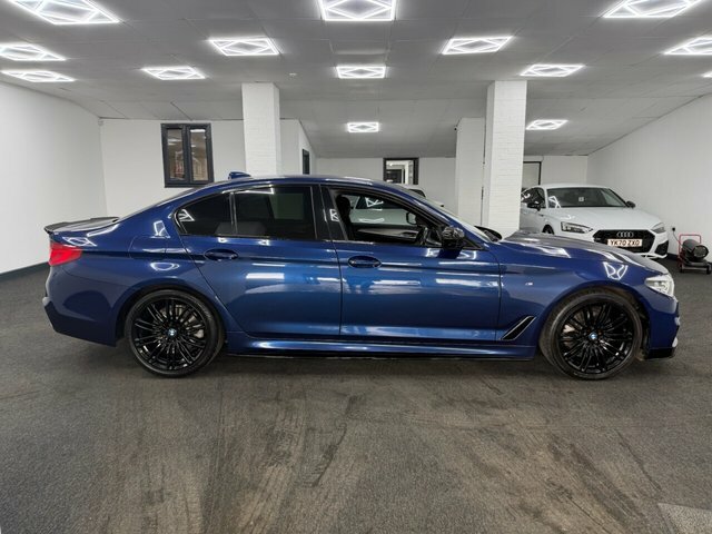 BMW 5 Series 2019 2.0 520D M Sport Saloon Xdriv YE19NZG Blue #5