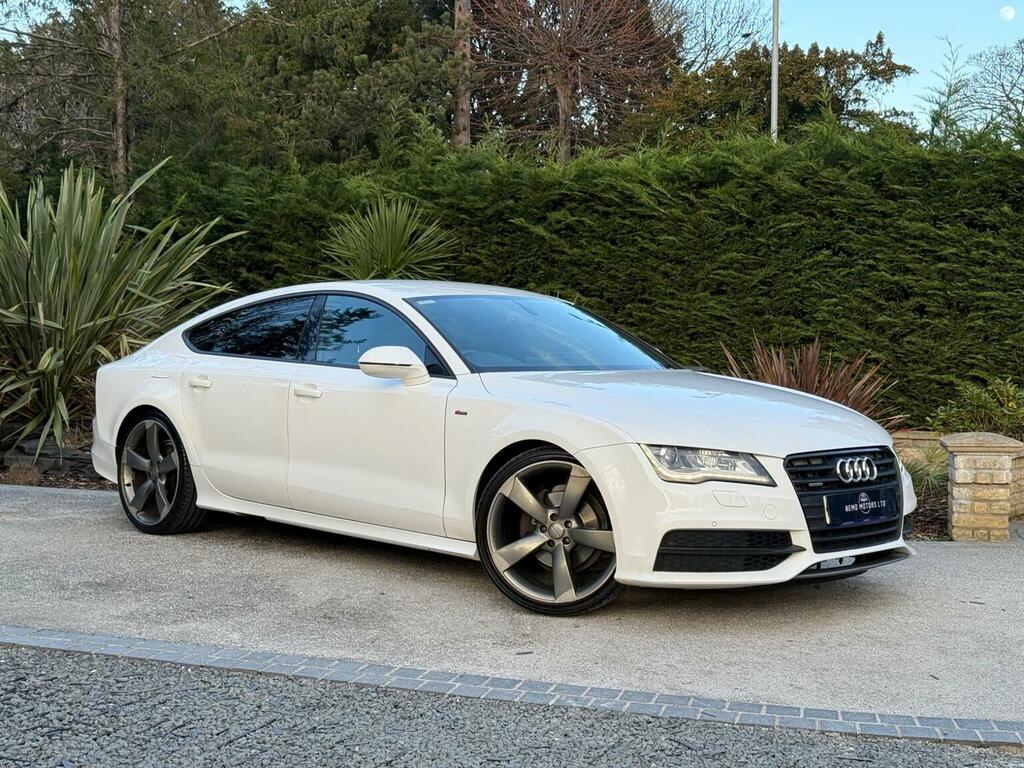 Audi A7 3.0 Tdi V6 Black Edition Sportback S Tronic Quattr White