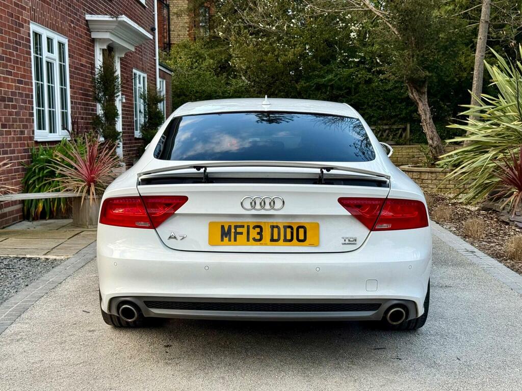 Audi A7 3.0 Tdi V6 Black Edition Sportback S Tronic Quattr MF13DDO White #6