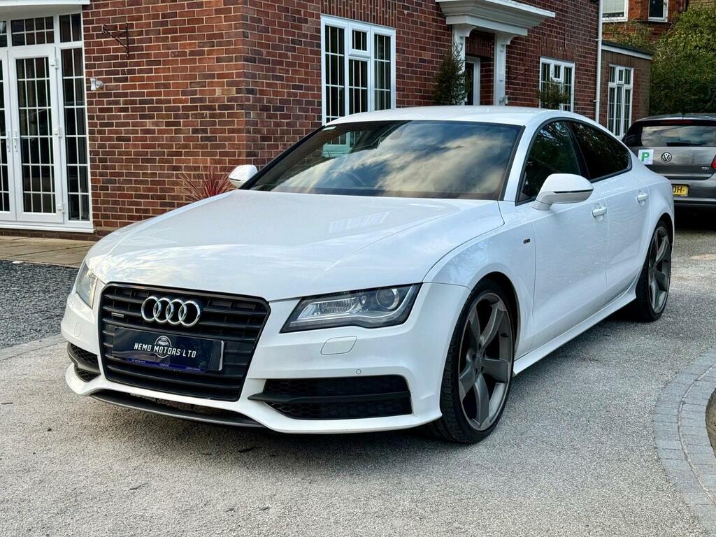 Audi A7 3.0 Tdi V6 Black Edition Sportback S Tronic Quattr MF13DDO White #3